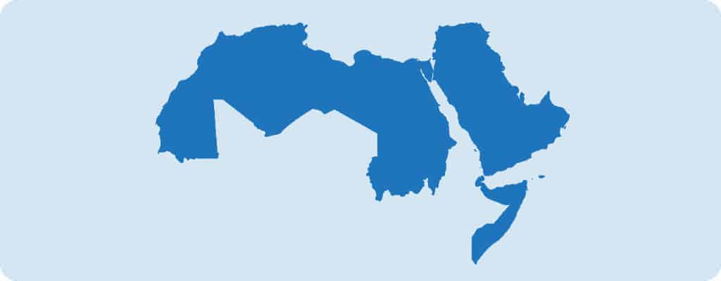 خريطة الوطن العربي - خريطة البلاد العربية