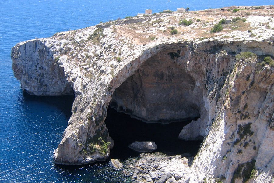 Blue Cave in Malta