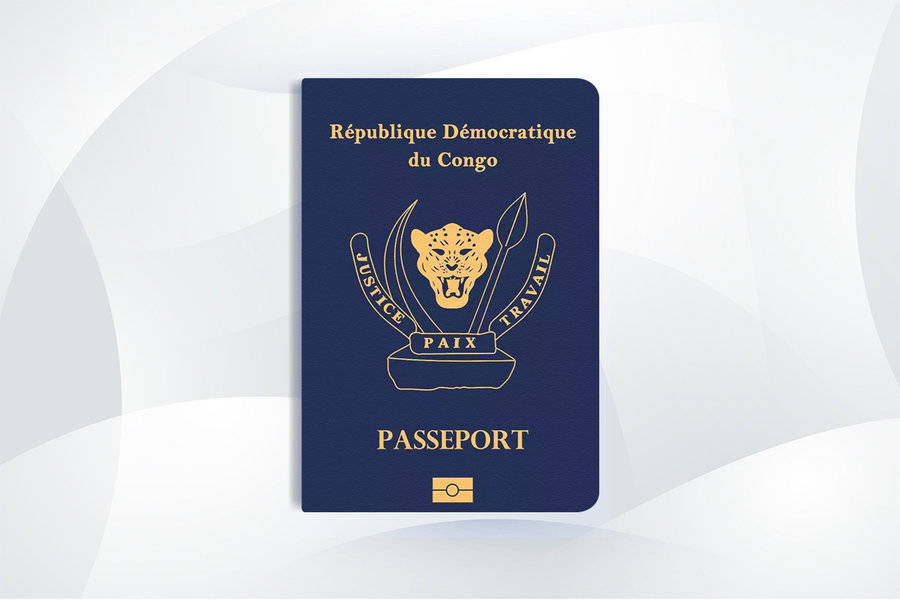 Congo passport - Congolese nationality - جواز سفر الكونغو الديمقراطية
