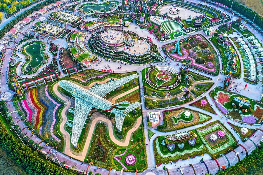 Dubai Miracle Garden - حديقة دبي المعجزة