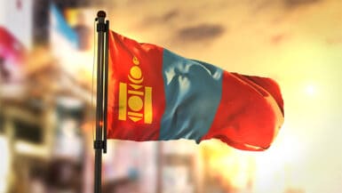 علم منغوليا - الهجرة إلى منغوليا