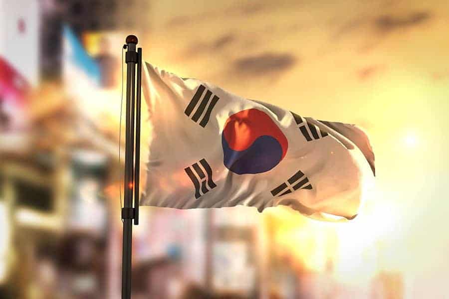 الهجرة إلى كوريا الجنوبية - علم كوريا الجنوبية