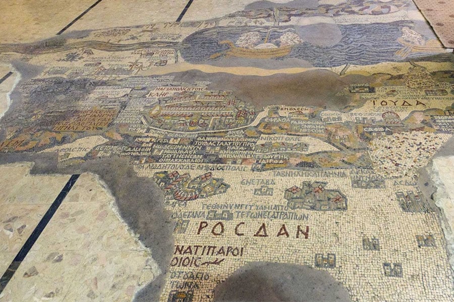 Madaba Mosaic Map - خريطة فسيفساء مأدبا