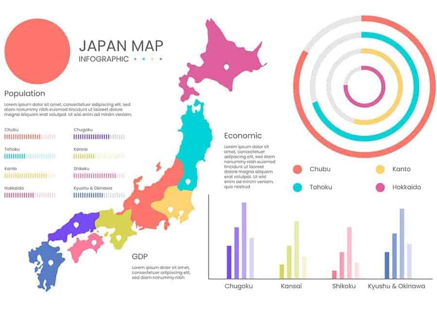 خريطة اليابان 2022