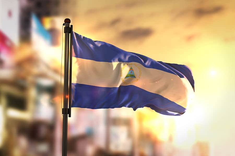 Nicaragua Flag - علم نيكاراغوا
