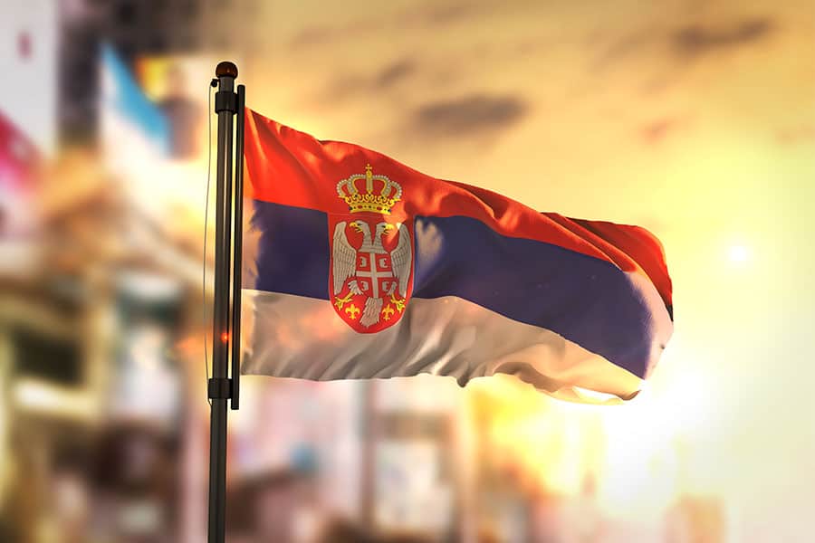 Serbia flag - علم صربيا