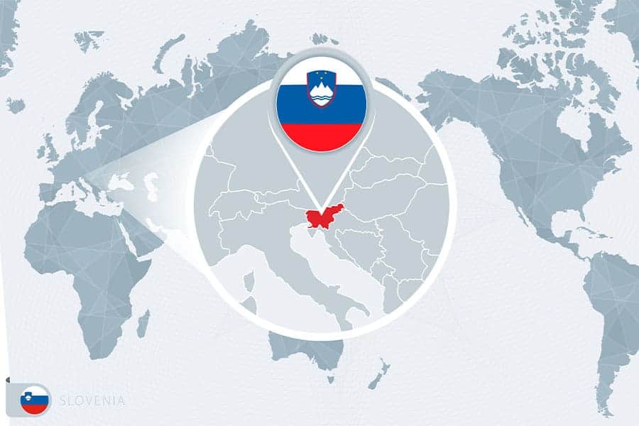خريطة سلوفينيا