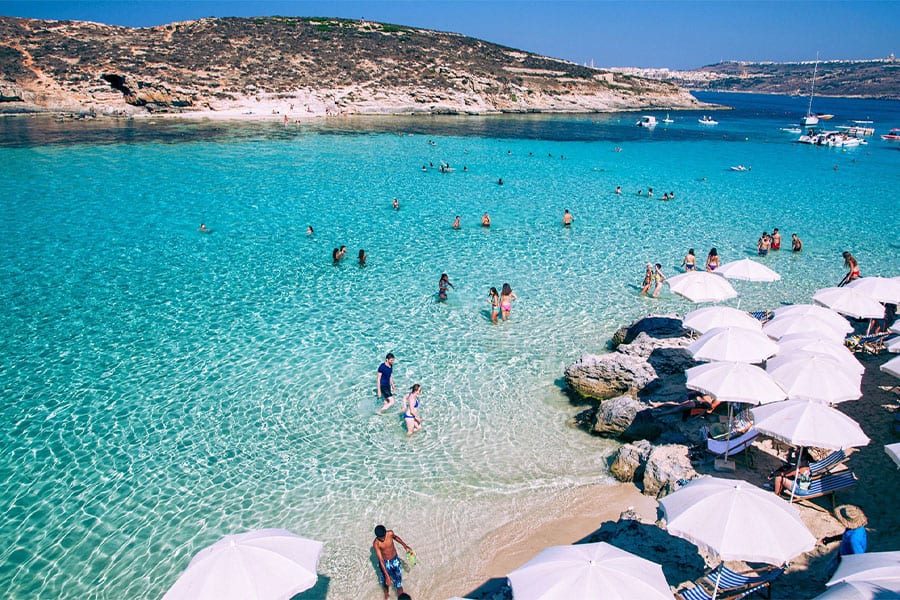 The best beaches of Malta, Gozo and Comino