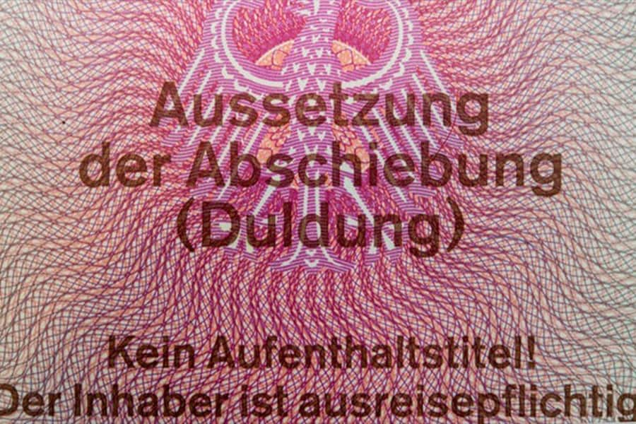 Tolerant residence permit for asylum seekers in Germany - تصريح إقامة متسامحة لطالبي اللجوء في ألمانيا