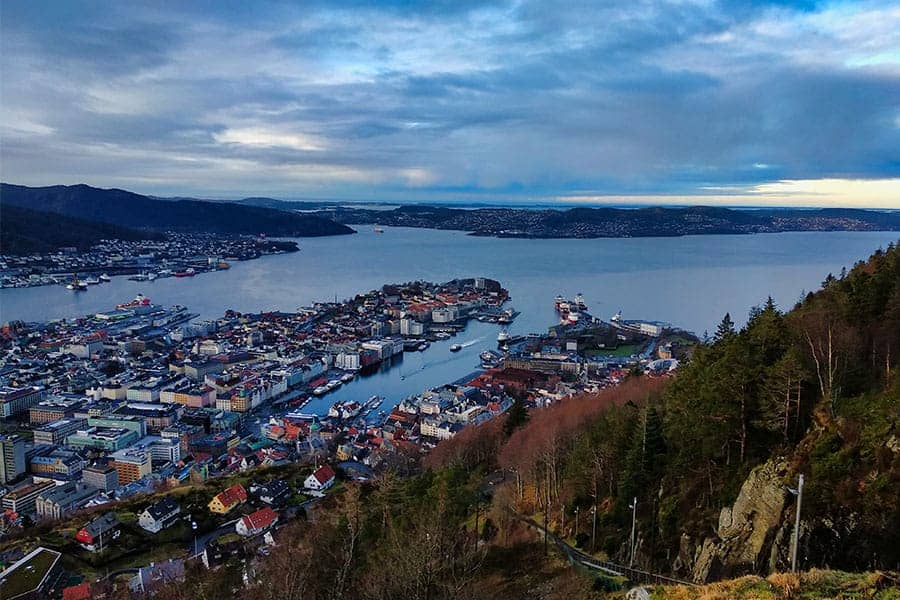السياحة في النرويج بمدينة بيرغن