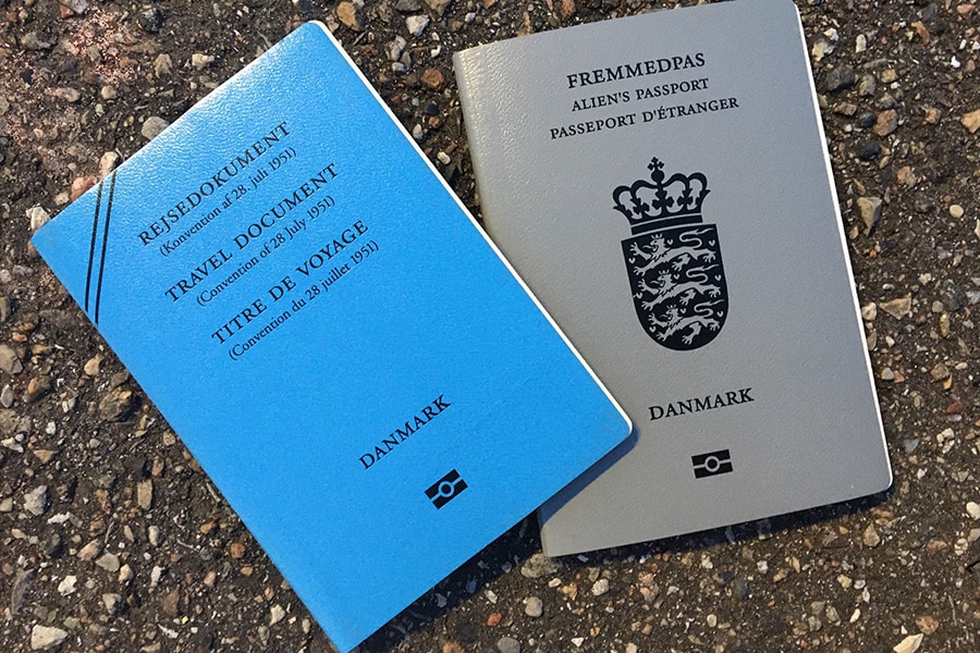 Travel document granted to refugees in Denmark - وثيقة السفر الممنوحة للاجئين في الدنمارك