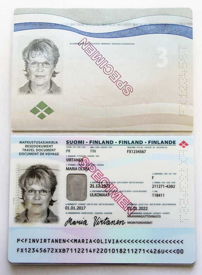 Travel document granted to refugees in Finland 2