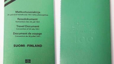 Travel document granted to refugees in Finland - وثيقة السفر الممنوحة للاجئين في فنلندا