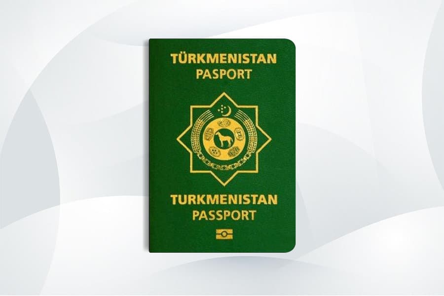 Turkmenistan passport - Turkmen nationality - جواز سفر تركمانستان - الجنسية التركمانية