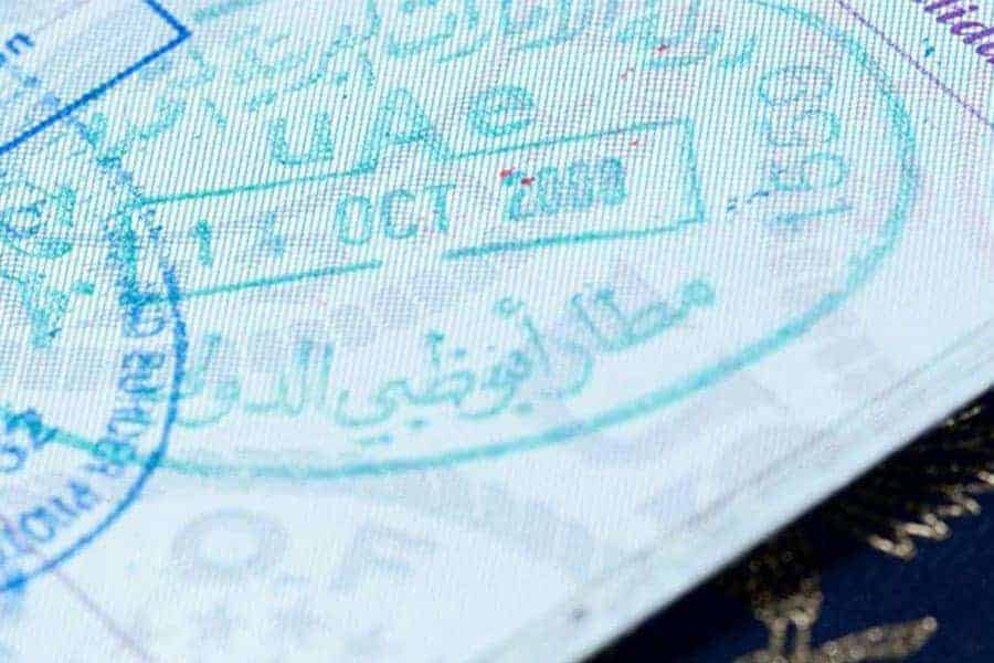 أنواع التأشيرات إلى الإمارات العربية المتحدة