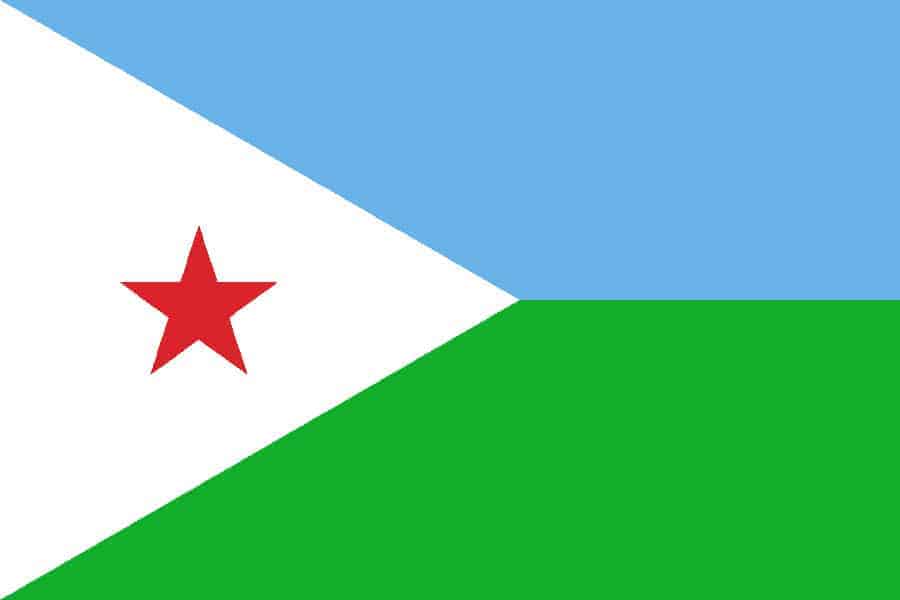 علم الجيبوتي - Djibouti Flag